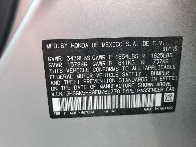 2015 HONDA FIT EX 3HGGK5H89FM765778
