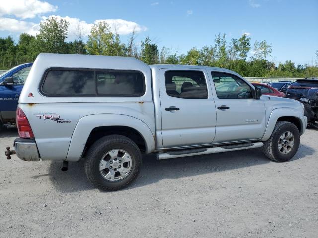 TOYOTA TACOMA DOU 2005 silver crew pic gas 5TELU42NX5Z028932 photo #4