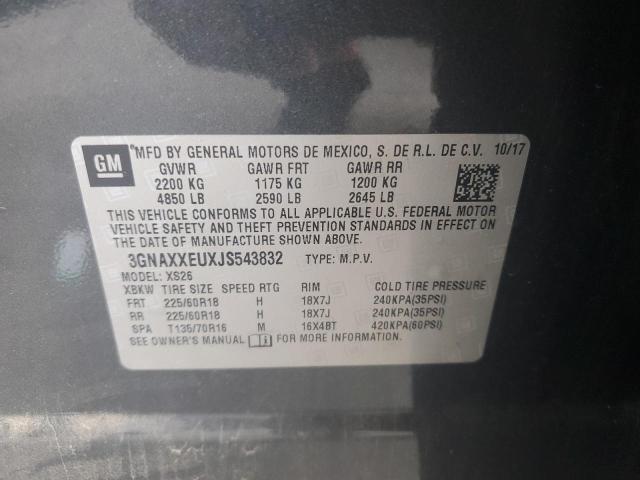 2018 CHEVROLET EQUINOX PR 3GNAXXEUXJS543832
