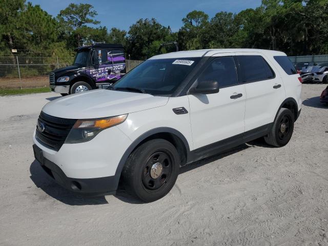 FORD EXPLORER P 2013 white  gas 1FM5K7AR0DGA88868 photo #1