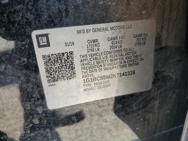 2019 CHEVROLET CRUZE LS 1G1BC5SM2K7141328