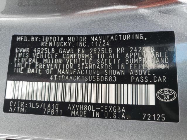 2025 TOYOTA CAMRY XSE - 4T1DAACK1SU560683