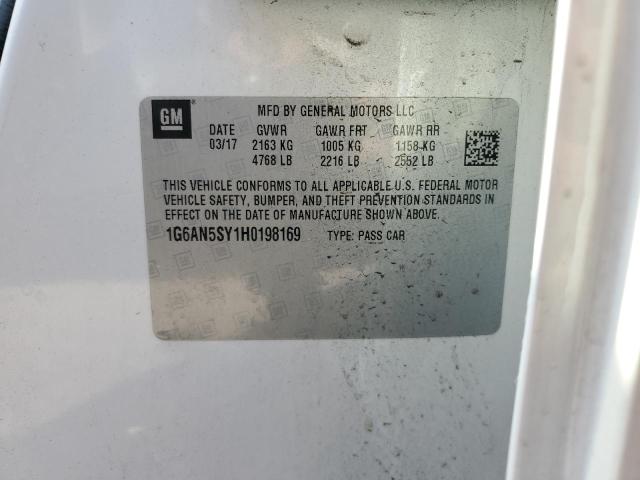 2017 CADILLAC ATS 1G6AN5SY1H0198169