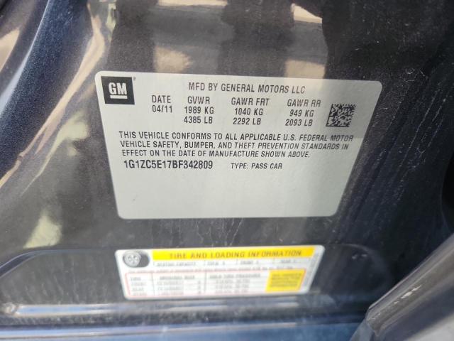 2011 CHEVROLET MALIBU 1LT - 1G1ZC5E17BF342809