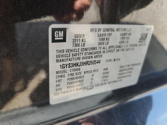 2017 CADILLAC ESCALADE E 1GYS3HKJ3HR260544