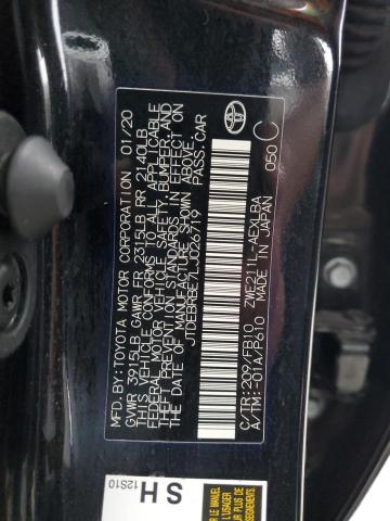 2020 TOYOTA COROLLA LE JTDEBRBE7LJ026719