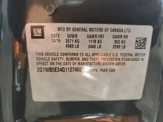 2016 CHEVROLET IMPALA LIM 2G1WB5E34G1127460