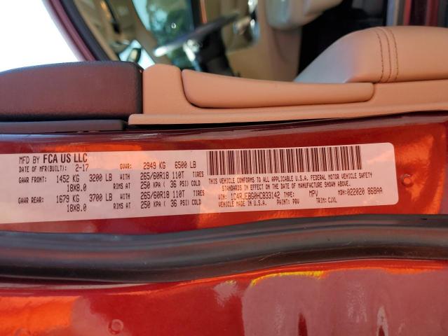 2017 JEEP GRAND CHER 1C4RJEBG0HC833142