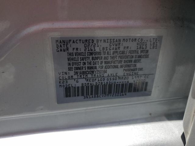 2021 NISSAN SENTRA SV - 3N1AB8CV2MY250164