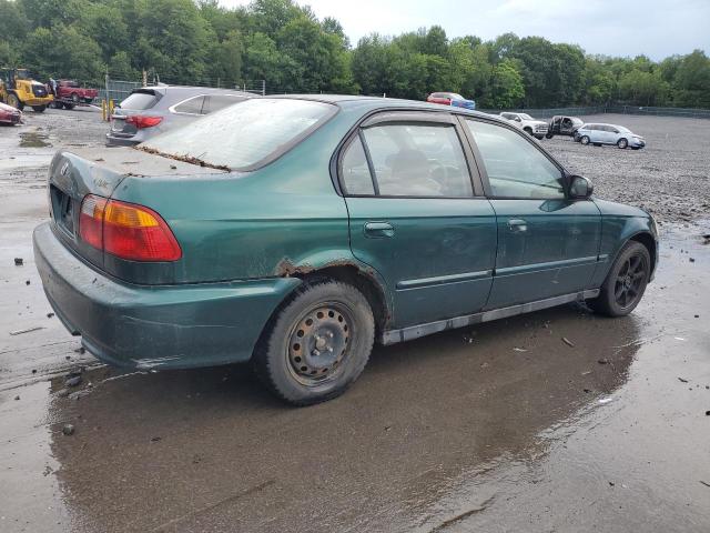 HONDA CIVIC BASE 2000 green  gas 2HGEJ6618YH539755 photo #4