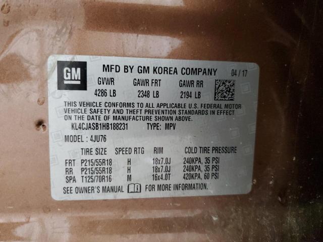 2017 BUICK ENCORE PRE KL4CJASB1HB188231