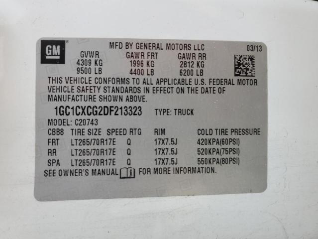 2013 CHEVROLET SILVERADO C2500 HEAVY DUTY LT - 1GC1CXCG2DF213323