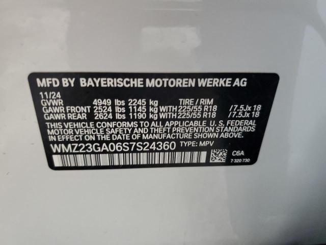 2025 MINI COUNTRYMAN WMZ23GA06S7S24360