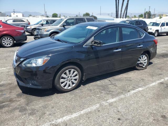 NISSAN SENTRA S 2017 black  gas 3N1AB7AP6HY335559 photo #1