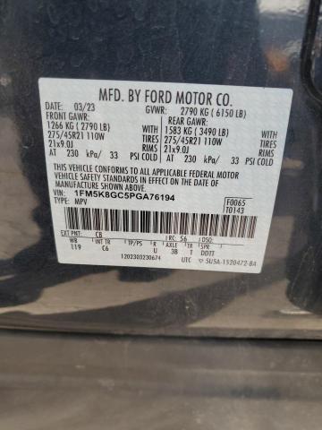 2023 FORD EXPLORER ST - 1FM5K8GC5PGA76194