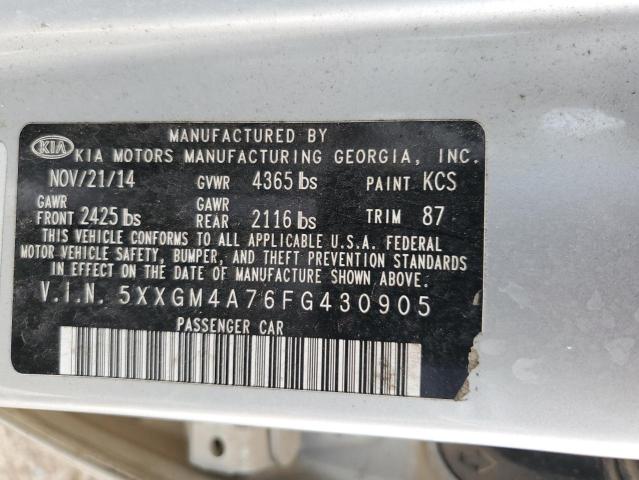 2015 KIA OPTIMA LX 5XXGM4A76FG430905