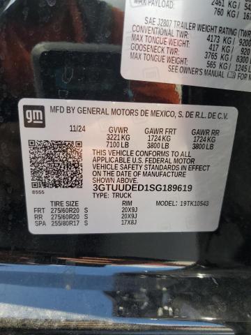 2025 GMC SIERRA K15 3GTUUDED1SG189619
