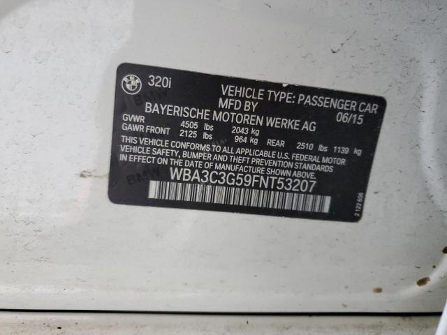 2015 BMW 320 I XDRI WBA3C3G59FNT53207