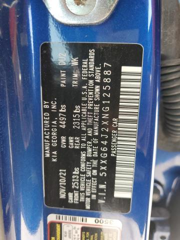 2022 KIA K5 GT LINE 5XXG64J2XNG125887