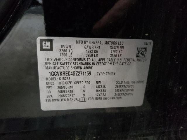 2016 CHEVROLET 1500 1GCVKREC4GZ271169