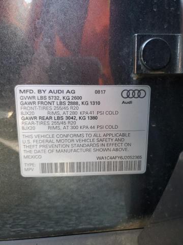 2018 AUDI SQ5 PRESTI WA1C4AFY6J2052365