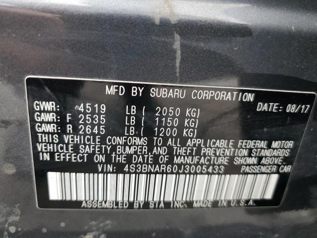2018 SUBARU LEGACY SPO 4S3BNAR60J3005433