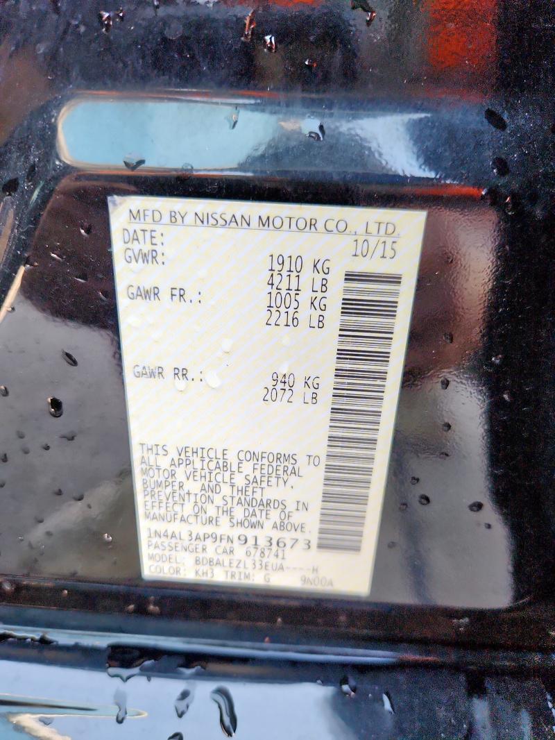 2015 NISSAN ALTIMA 2.5 - 1N4AL3AP9FN913673