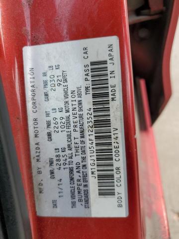 2015 MAZDA 6 SPORT JM1GJ1U54F1223524