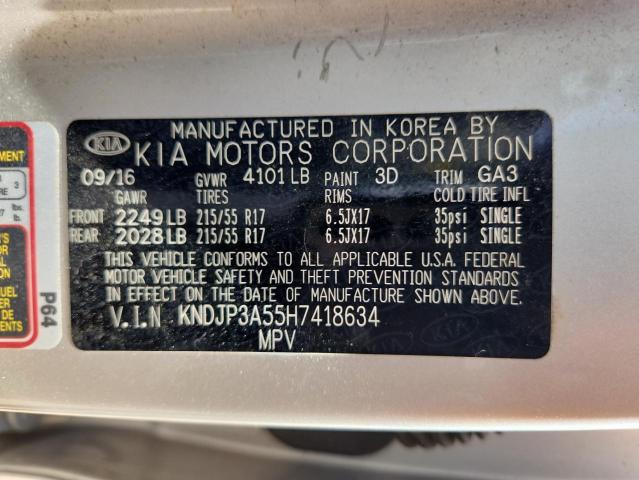 2017 KIA SOUL + KNDJP3A55H7418634