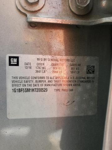 2017 CHEVROLET CRUZE PREM 1G1BF5SM1H7200529