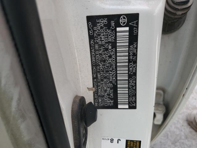 2010 TOYOTA PRIUS - JTDKN3DU4A5008356
