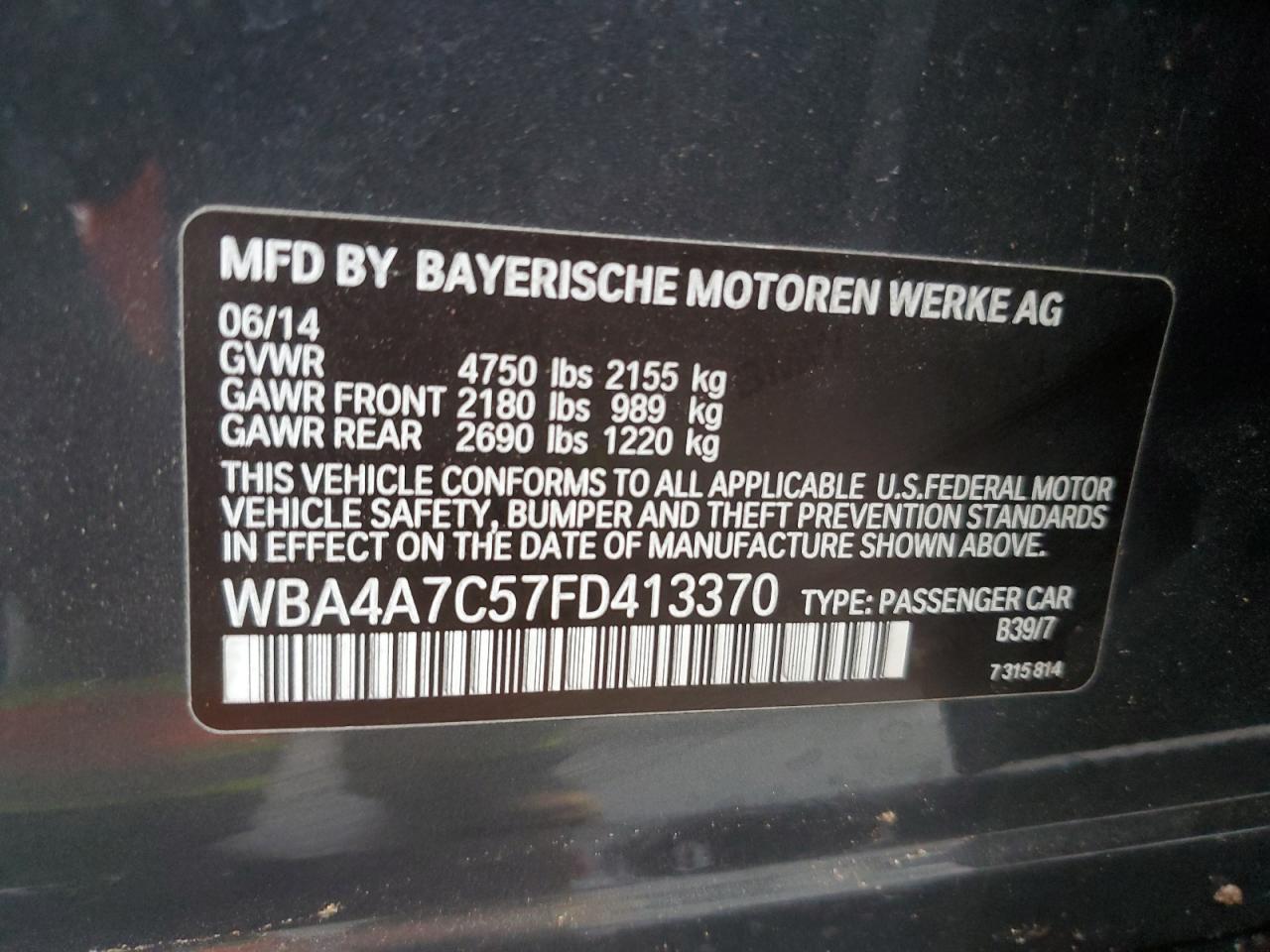 BMW 4 SERIES XI GRAN COUPE