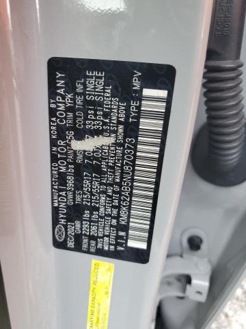 2022 HYUNDAI KONA SEL - KM8K62AB5NU870373