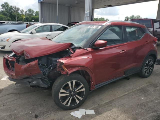 NISSAN KICKS S 2019 red  gas 3N1CP5CU3KL551522 photo #1