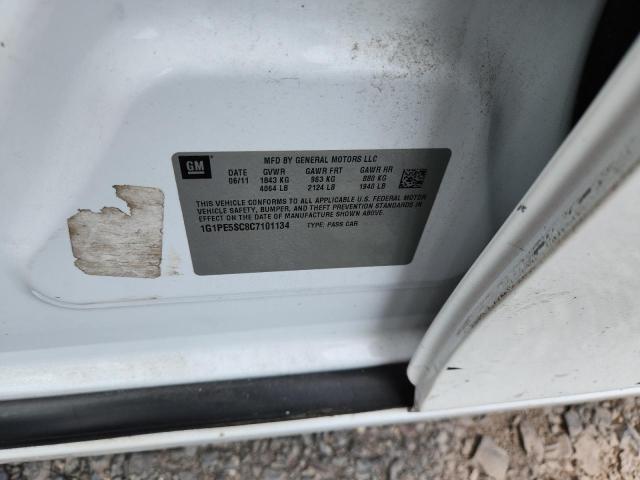 2012 CHEVROLET CRUZE LT - 1G1PE5SC8C7101134