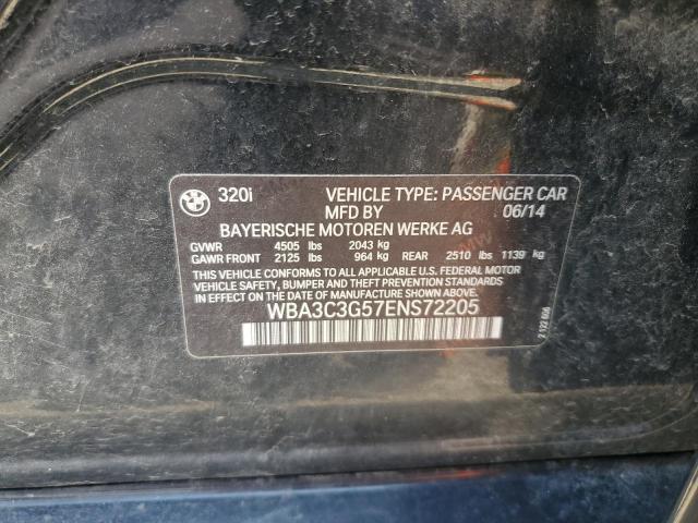 2014 BMW 320 I XDRI - WBA3C3G57ENS72205