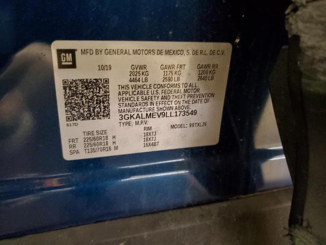 2020 GMC TERRAIN SL 3GKALMEV9LL173549