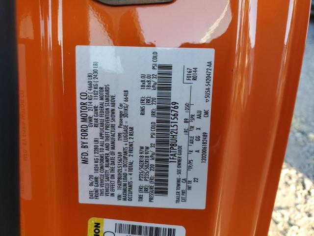2020 FORD MUSTANG - 1FATP8UH2L5156769