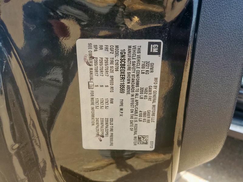 2014 CHEVROLET TAHOE C150 - 1GNSCBE0XER118569