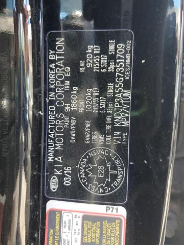 2016 KIA SOUL + KNDJP3A55G7351709