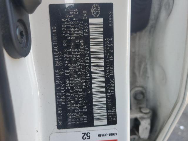 2023 TOYOTA CAMRY SE N - 4T1G11AK3PU834201