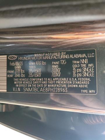 2023 HYUNDAI TUCSON SEL - 5NMJBCAE8PH228963