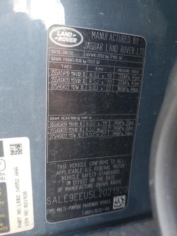 2020 LAND ROVER DEFENDER 1 SALE9EEU5L2021920