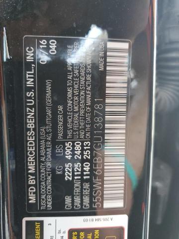 2016 MERCEDES-BENZ C 450 4MAT 55SWF6EB7GU138781
