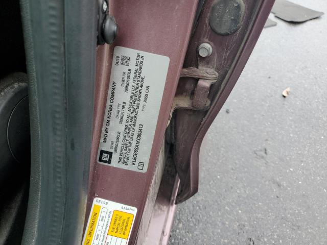 2019 CHEVROLET SPARK LS - KL8CB6SA1KC803412