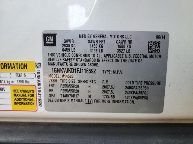 2015 CHEVROLET TRAVERSE - 1GNKVJKD1FJ116592
