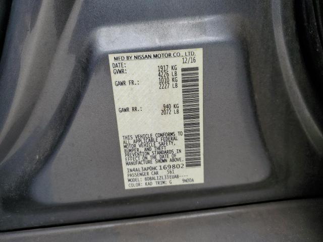 2017 NISSAN ALTIMA 2.5 1N4AL3AP0HC169802
