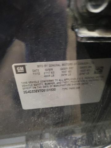 2013 BUICK REGAL PREM - 2G4GS5EV7D9161530