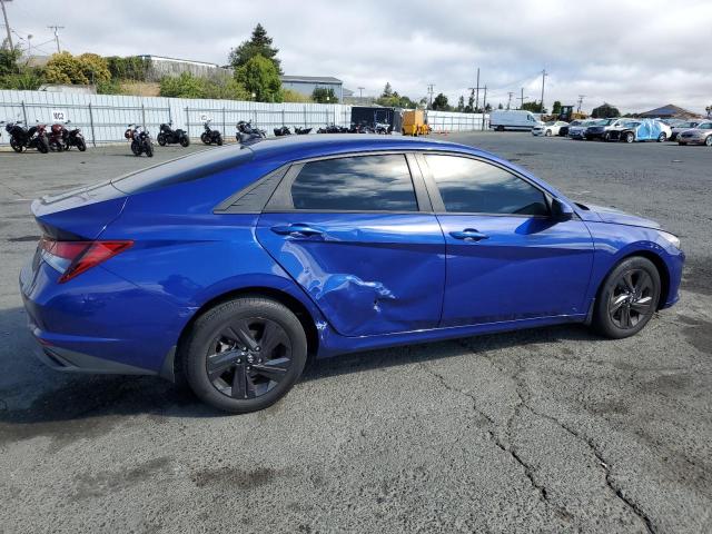 HYUNDAI ELANTRA SE 2021 blue  gas 5NPLS4AG6MH052848 photo #4