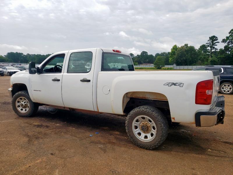 CHEVROLET SILVERADO 2014 white crew pic flexible fuel 1GC1KVCG7EF168078 photo #3